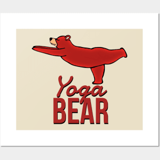 Yoga Bear Posters and Art